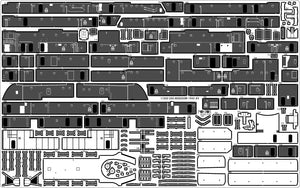 Pontos 37026FN USS BB-63 Missouri 1945 Advanced Detail Up Set (Teak tone stained wooden deck) 1/350 – immagine 21