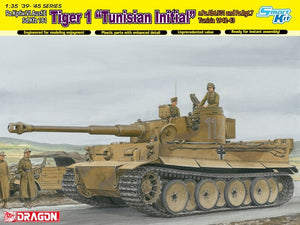 Dragon 6608 Tiger I Initial Production &amp;quot;Tunisian Initial Tiger&amp;quot; 1.kompanie s.Pz.Abt.501 DAK Tunisia 1942/43 – zdjęcie 2