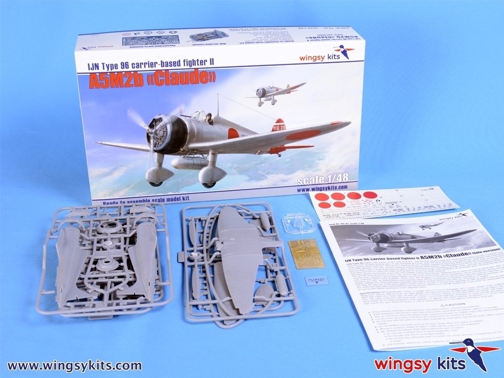 Wingsy Kits D5-01 IJN Type 96 carrier-based fighter II A5M2b “Claude” (late) 1/48 – Bild 2