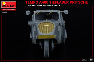 MiniArt 38045 TEMPO A400 TIEFLADER PRITSCHE 3-WHEEL BEER DELIVERY TRUCK 1/35 – immagine 18