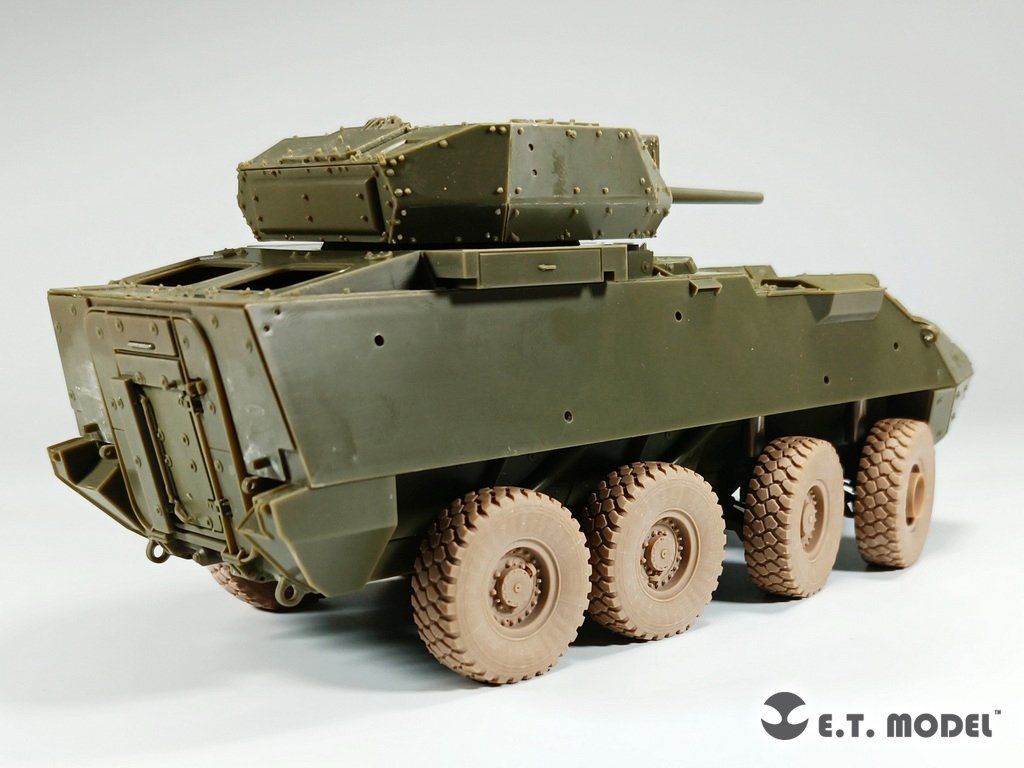 E.T. Model P35-112 US ARMY M1296 &amp;quot;Dragoon&amp;quot; ICV Weighted Road Wheels (3D Printed) For AFV Club Kit 1/35 – immagine 9