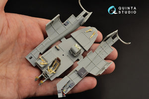 Quinta Studio QD48275 Fw 189A 3D-Printed &amp;amp; coloured Interior on decal paper (GWH) 1/48 – Bild 7