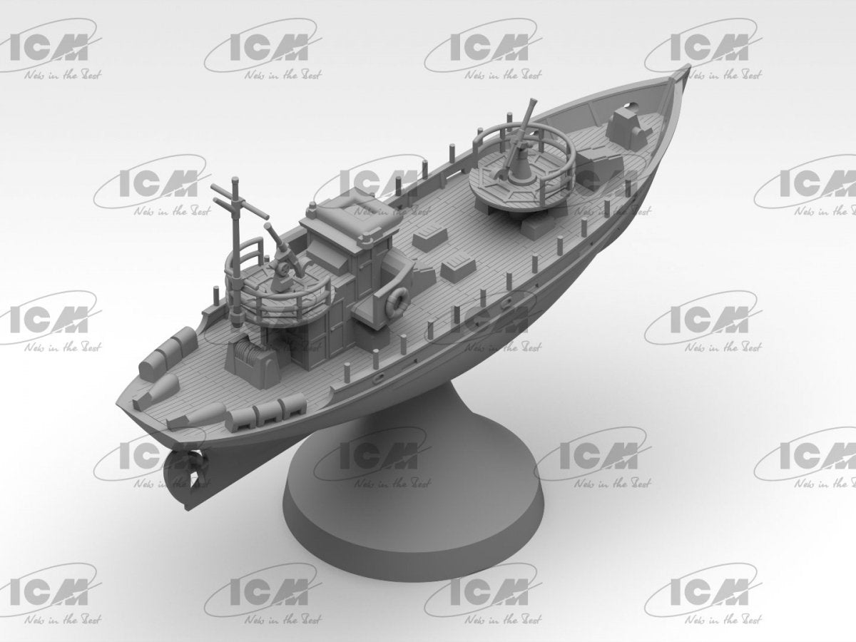 ICM S018 KFK Kriegsfischkutter WWII German multi-purpose boat 1/350 – zdjęcie 8