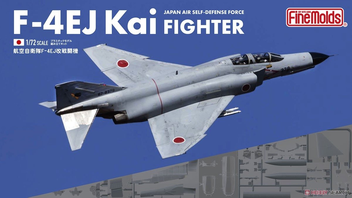 Fine Molds FP38 Avion de chasse F-4EJ Kai des Forces aériennes d&amp;#39;autodéfense japonaises, échelle 1/72