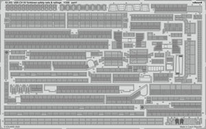 Eduard 53253 USS CV-10 Yorktown safety nets &amp;amp; railings 1/350 TRUMPETER