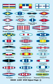 Trumpeter 06630 WWII Signal Flags 1/200 – zdjęcie 3