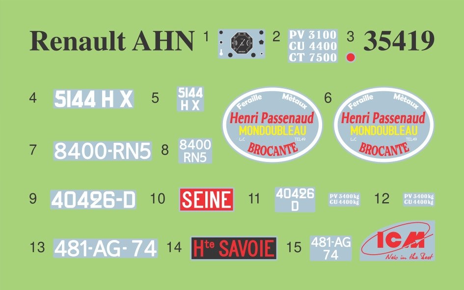Camion français ICM 35419 AHN2 1/35 – image 3