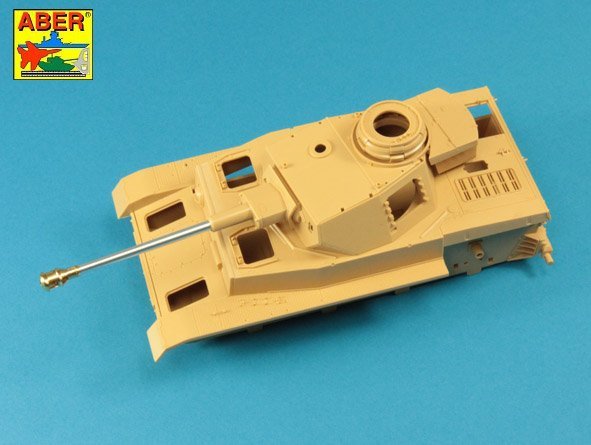 Aber 35L-046n German 75 mm Barrel for Kwk 40 L/48 with early model muzzle brake for Pz.Kpfw. IV Ausf.G late - Ausf.H 1/35 – Bild 7