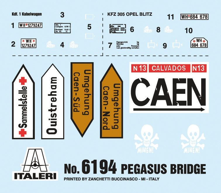 Italeri 6194 PEGASUS BRIDGE - D.Day 75Ann.1944-2019 - BATTLE SET 1/72 – immagine 3