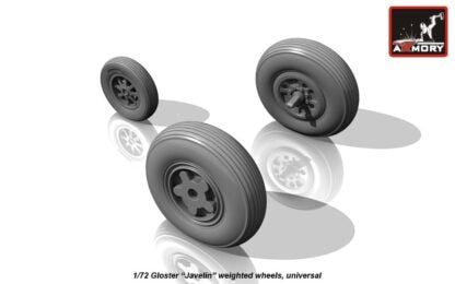 Armory Models AW72407 Gloster Javelin wheels 1/72 – immagine 2