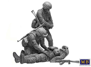 Master Box 35231, série Guerre russo-ukrainienne, Kit n° 8. Sur le champ de bataille. Médecins militaires ukrainiens, échelle 1/35 – image 4