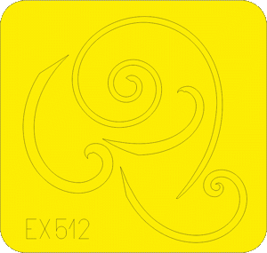 Eduard EX512 Bf 109G spinner spirals EDUARD 1/48