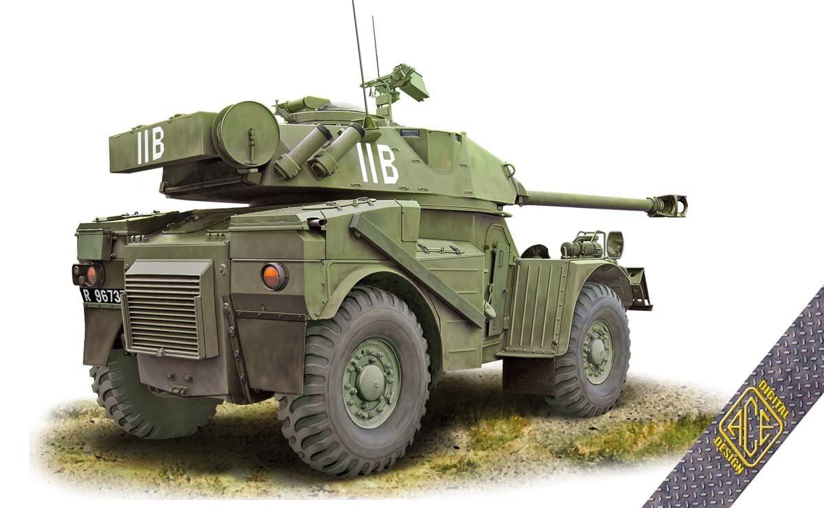 ACE 72457 Eland-90 Light Armored Car (4x4) 1/72
