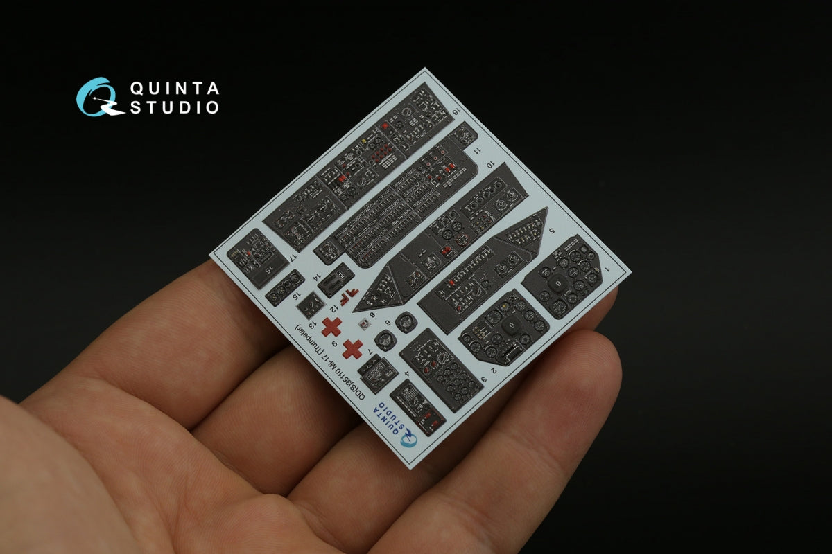 Quinta Studio QDS-35110 Mi-17 3D-Printed coloured Interior on decal paper (Trumpeter) (Small version) 1/35 – Bild 5