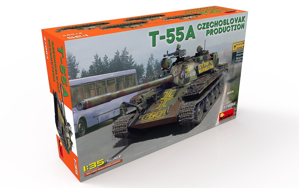 Miniart 37084 T-55A CZECHOSLOVAK PRODUCTION 1/35 – immagine 2