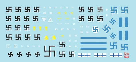 Star Decals 72-A1032 Finnish Tanks in WW2 # 4. T-26 m/1931 Twin Turret, T-26 m/1939, OT- 26, OT-130 and OT-133 Flame tanks. 1/72 – immagine 3