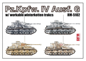 Rye Field Model 5102 Pz.Kpfw.IV Ausf.G w/Winterketten 1/35 – immagine 3