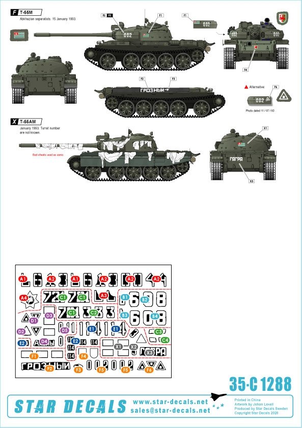 Star Decals 35-C1288 War in Caucasus 2 1/35 – image 2
