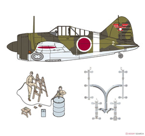 FineMolds 48994 B-339 Buffalo &amp;quot;Japanese Army&amp;quot; w/Ground Crew &amp;amp; Equipment 1/48 – immagine 10