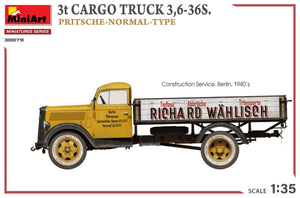 MiniArt 38079 3t CARGO TRUCK 3,6-36S. PRITSCHE-NORMAL-TYPE 1/35 – immagine 13