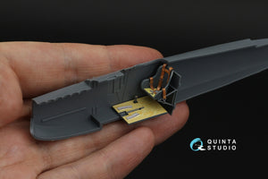 Quinta Studio QD48630 Fokker D.VII 3D-Printed &amp; coloured Interior on decal paper ( Eduard ) 1/48