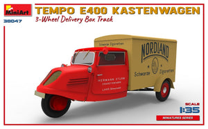 MiniArt 38047 TEMPO E400 KASTENWAGEN 3-WHEEL DELIVERY BOX TRACK 1/35 – immagine 4
