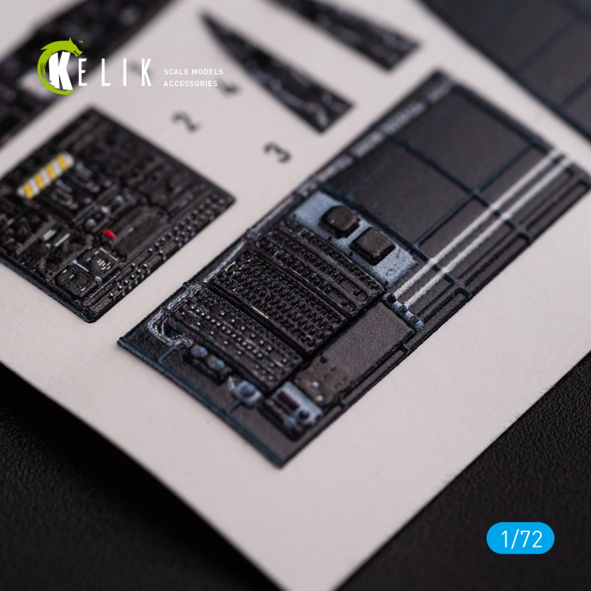 KELIK K72078 CH-53D Sea Stallion interior 3D decals for Fujimi/Academy kit 1/72 – zdjęcie 9