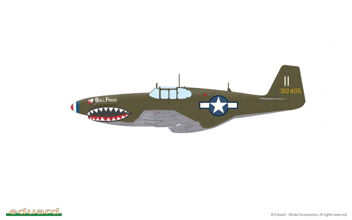 Eduard 82107 P-51B Mustang Birdcage canopy 1/48 – imagen 10