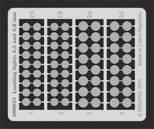 Eduard 00021 Landing lights 2,5 and 3mm