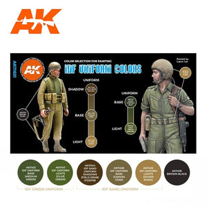 AK Interactive AK11631 IDF UNIFORM COLORS – imagen 2