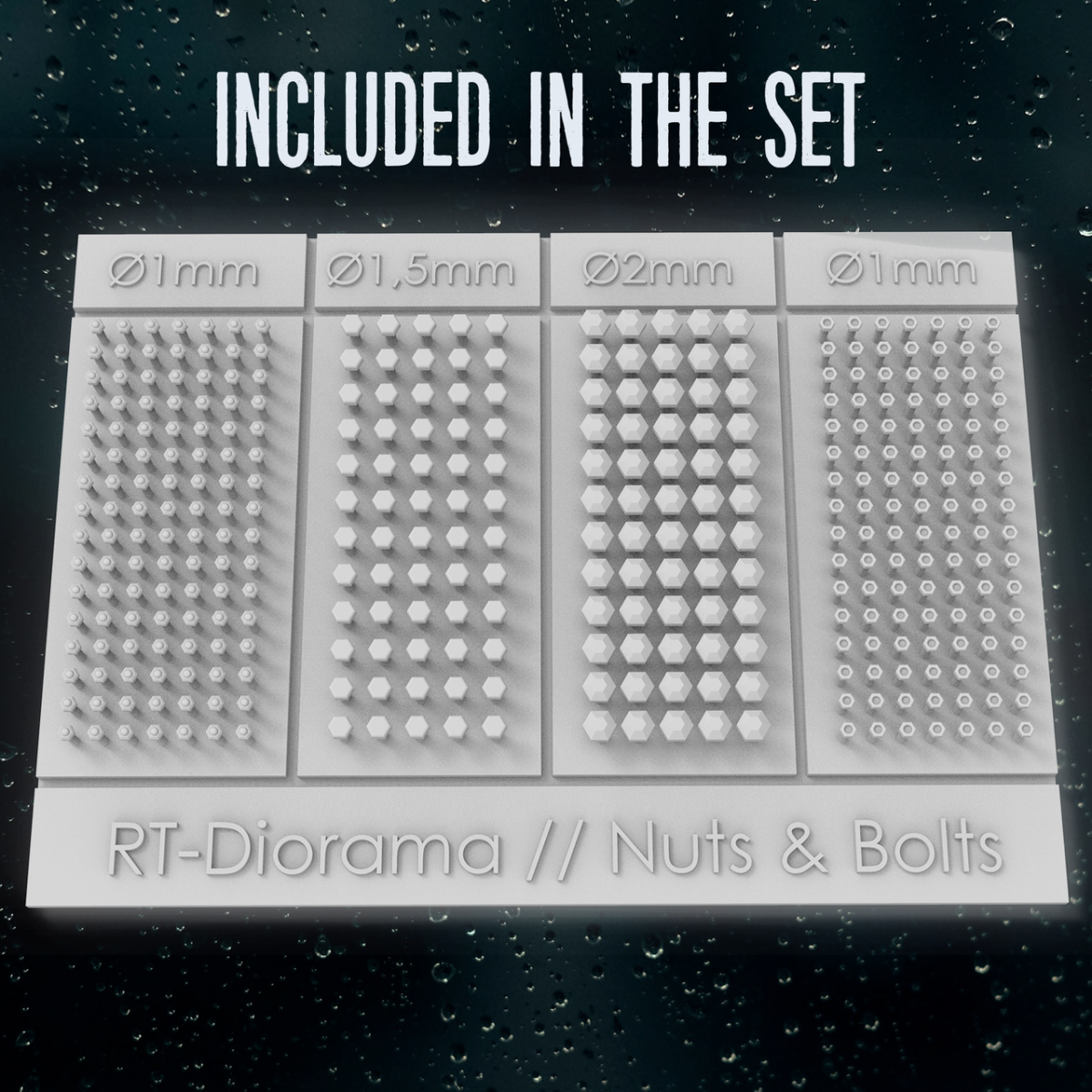 RT-Diorama 35651 3D Resin Print: Nuts and Bolts 1/35 – immagine 2