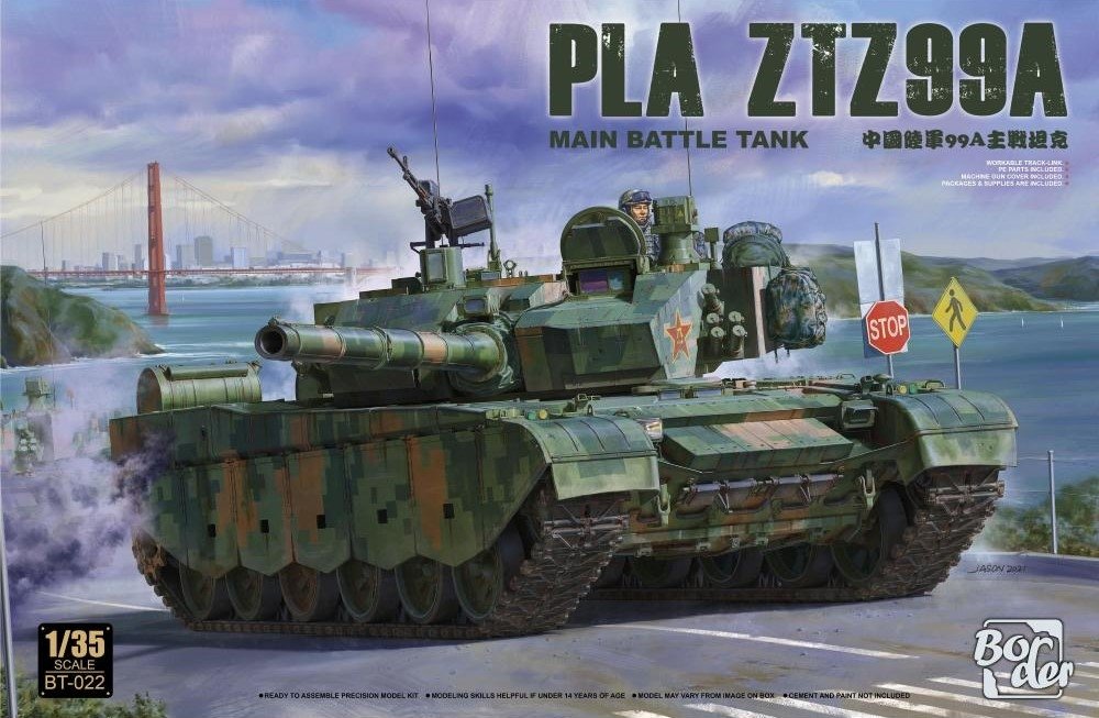 Maquette Border Model BT-022 Char de combat principal PLA ZTZ99A 1/35