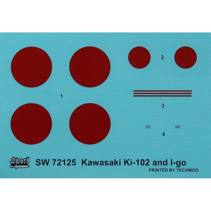 Sword 72125 Ki-102 and I-Go rocket 1/72 – immagine 6
