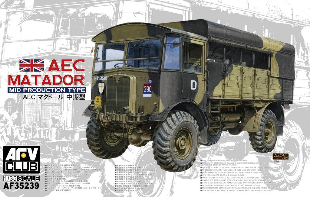 AFV Club 35239 AEC Matador Mid Production Type 1/35