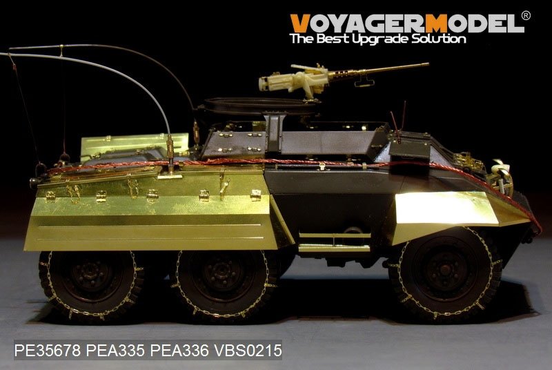 Voyager Model PE35678 WWII US M20 armored utility car basic (atenna baseinclude)（For TAMIYA 35234） 1/35 – immagine 3