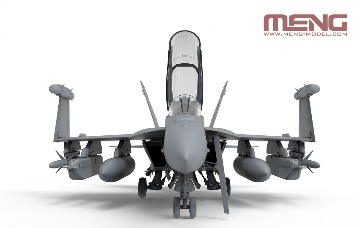 Meng LS-019 Boeing EA-18G Growler Electronic Attack Aircraft Yellow Jackets 1/48 – immagine 8