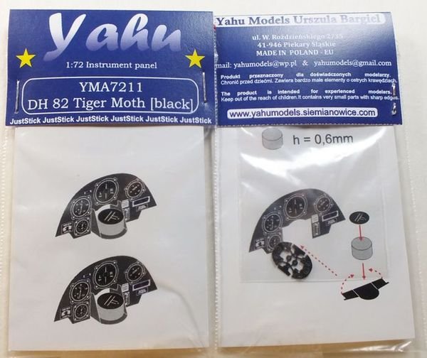 Yahu YMA7211 Tiger Moth [Black] (Airfix / AZmodel) 1/72