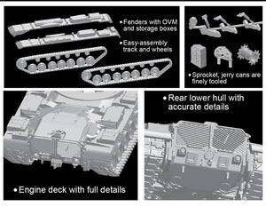 Dragon 7523 M103A2 Heavy Tank 1/72 – imagen 4