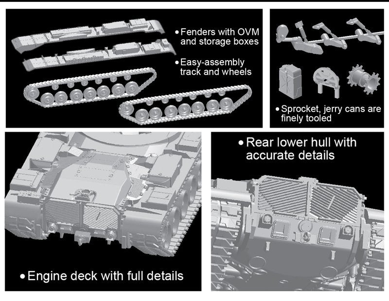 Dragon 7523 M103A2 Heavy Tank 1/72 – imagen 4