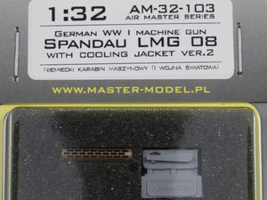 Master AM-32-103 German WWI Machine Gun Spandau LMG 09 with Cooling Jacket ver.2 1/32 – Bild 6