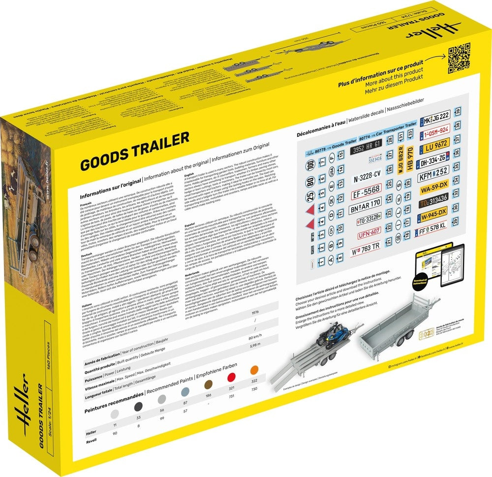 Heller 80778 Goods Trailer 1/24 – immagine 8