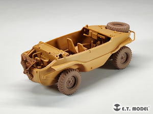 E.T. Model P35-136 WWII German Schwimmwagen Type166 Sagged wheels Wide For TAMIYA Kit 1/35 – immagine 8