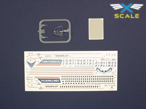 X-Scale 144008 B707-124 Long Range Narrow Body Airliner Continental 1/144 – immagine 4