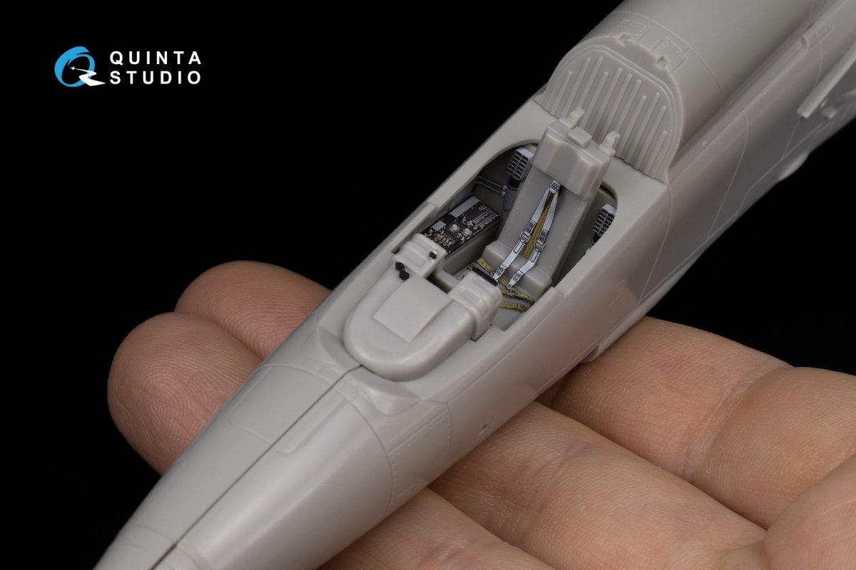 Quinta Studio QD48064 Mitsubishi F-1 3D-Printed &amp;amp; coloured Interior on decal paper (Hasegawa) 1/48 – zdjęcie 10