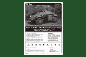 Hobby Boss 83815 German Sd.Kfz.222 Leichter Panzerspahwagen (1st Series) 1/35 – Bild 3