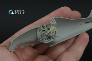 Quinta Studio QD48466 Macchi MC.200 Saetta (Early) 3D-Printed coloured Interior on decal paper (Italeri) 1/48 – immagine 12
