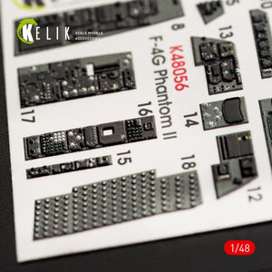 KELIK K48056 F-4G INTERIOR 3D DECALS FOR MENG KIT 1/48 – Bild 4