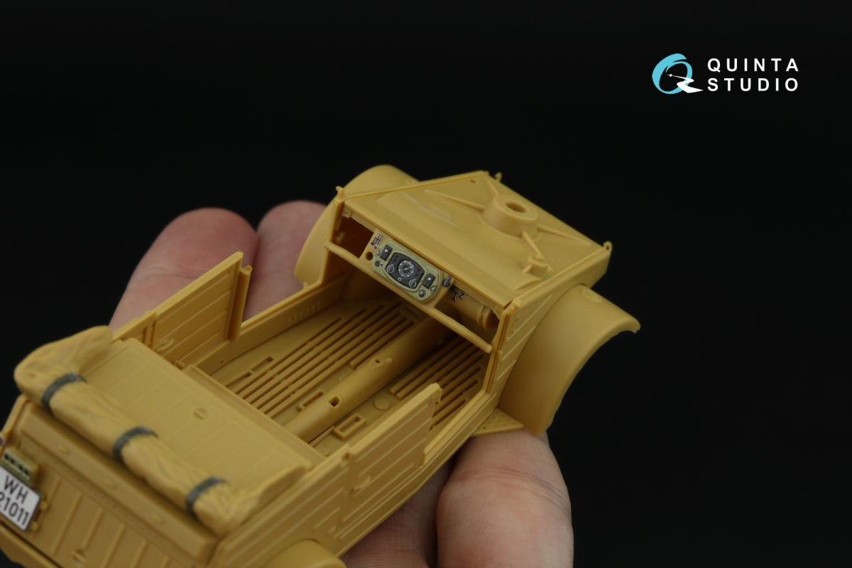Intérieur imprimé en 3D et coloré sur papier décalcomanie Quinta Studio QD35143 Kubelwagen Type 82 (Hero) 1/35  – image 9
