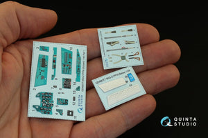 Quinta Studio QD48002 Yak-1 (early production) 3D-Printed &amp;amp; coloured Interior on decal paper (for all kits) 1/48 – Bild 3