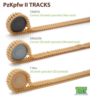 T-Rex Studio TR85004 PzKpfw II Tracks Common Model 1/35 – zdjęcie 4